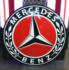 Plaque émaillée MERCEDES