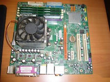 Carte mere ESC-MCP61SM-AM rev 1.0a avec processeur ram ventirad occasion