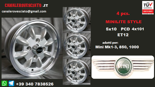 Jantes alliage minilite 10 - minilite,