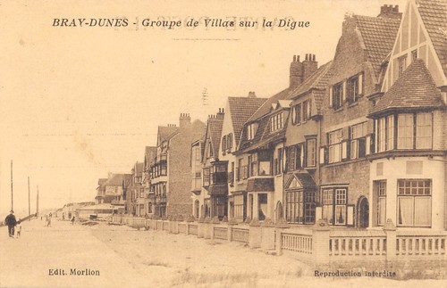 Cpa bray dunes groupe - dunes, de