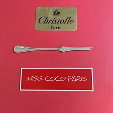 TIRETTE HOMARD CHRISTOFLE FRANCE PERLES TRÈS BEL  ETAT METAL ARGENTÉ RARE 18CM;