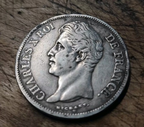 France francs 1828 - d, charles