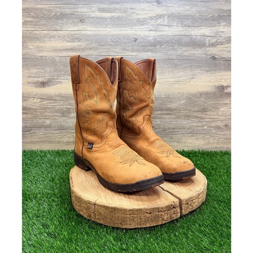 Justin men size 10d tan - justin,