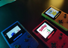IDÉE CADEAUX NOËL Frère et Soeur x3 Gameboy Color IPS Pokémon Jaune Rouge Bleue