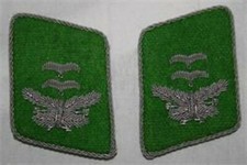 patte de col OberLeutenant Feldivision allemand 2e guerre mondiale