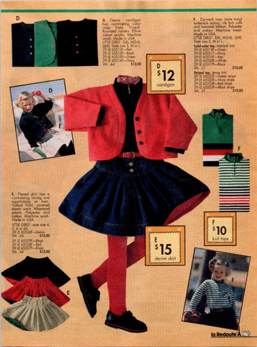 Redoute vintage catalog ad - vintage,