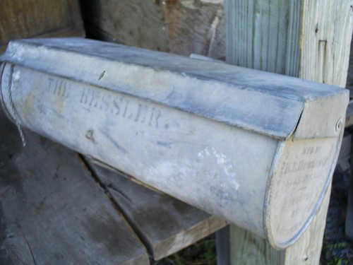 Antique galvanized metal - antique, rural
