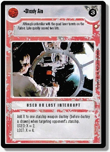Swccg steady aim ungraded - swccg:,