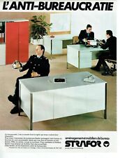  publicité Advertising 0422 1979   mobilier bureau Strafor  l'anti-bureaucratie