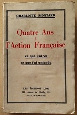 Charlotte MONTARD : QUATRE ANS