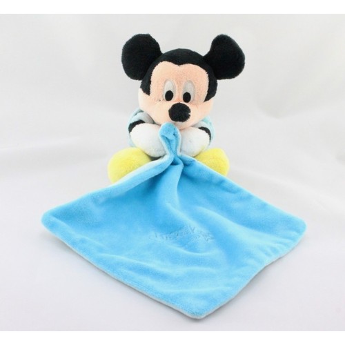 Doudou luminescent mickey - luminescent, bleu