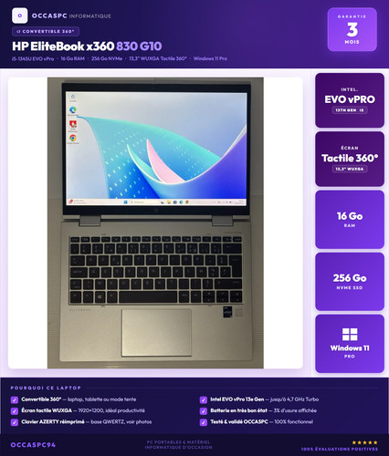Elite x360 830 g10 - x360, 2-en-1
