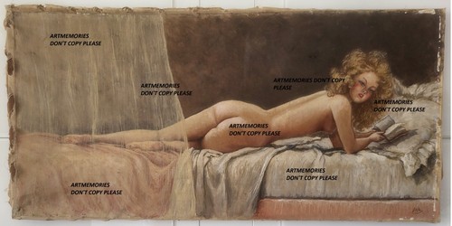 Toile c1950 nue féminin - c1950,