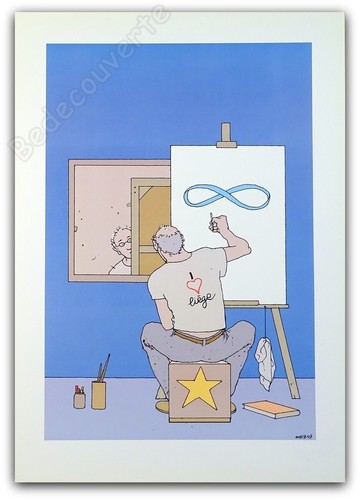 Affiche moebius love - affiche,