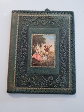 PROTEGE LIVRE ANCIEN CUIR VERT