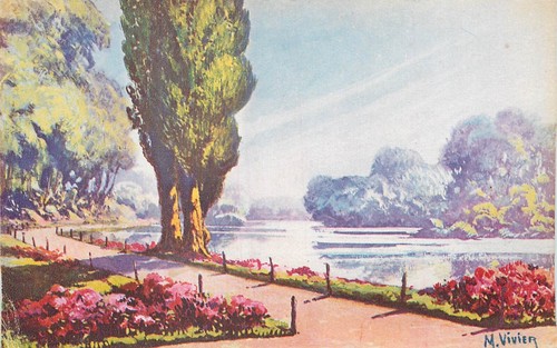 Illustree signee vivier un - cp,