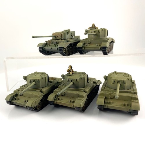 Tank ww2 plastique - x5,
