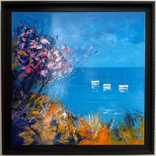 Michaël Lefèvre, La Costa Brava, Huile Sur Toile