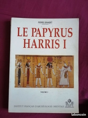 Papyrus harris pierre - papyrus, de