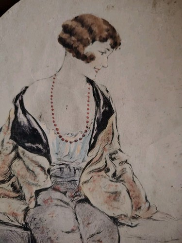Joli dessin rond femme - en,