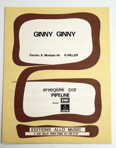 Partition vintage sheet music