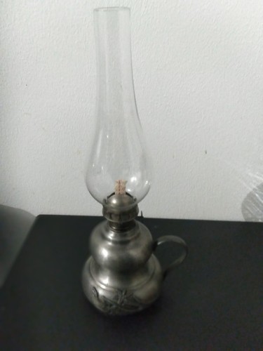Ancienne lampe pétrole - lampe,