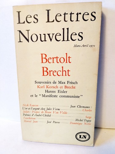 Les lettres nouvelles bertolt - les,