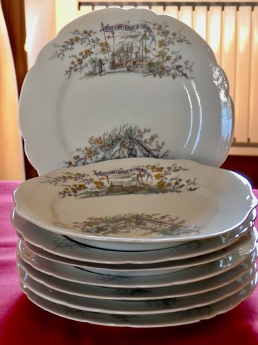 Belle série assiettes - série, 8