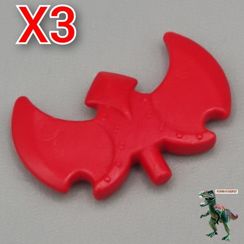 Playmobil panache rouge - x3,