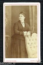 PHOTO CDV...GUEIT & VIACARA A MARSEILLE ..JEUNE FEMME