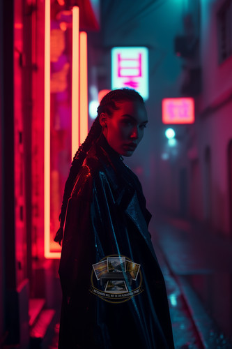 Sexy woman sleek cyberpunk - sleek,
