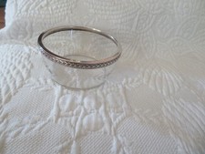 petite coupe en cristal gravé et cerclage argent