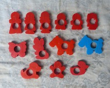 #Play-Doh Vintage - GMFGI 1970's# Pâte à modeler - Lot d'emporte-pièces