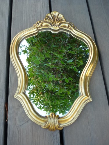 Miroir doré style louis - doré,
