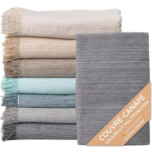 Couvrelit multiusages plaid - couvrelit,