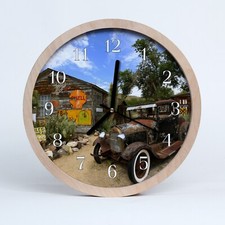 Tulup Horloge murale en bois