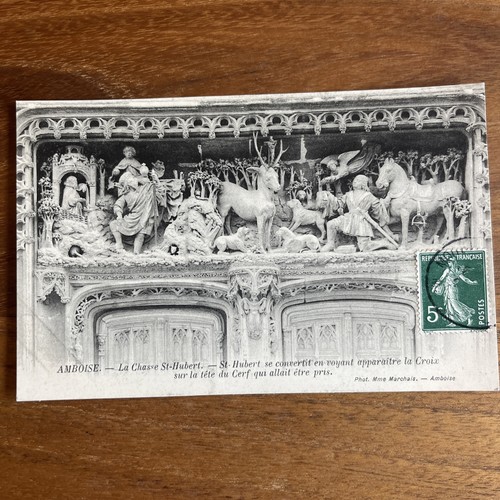 Cpa amboise chasse st - -,