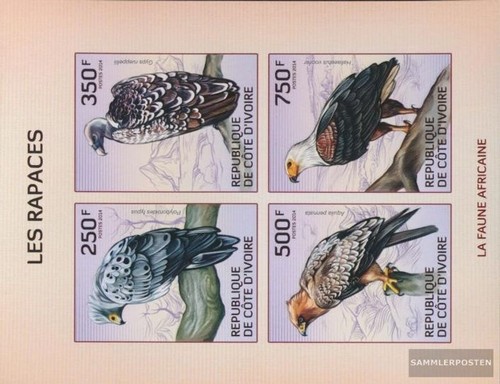 Côte ivoire 1554 1557b - d'ivoire, 1554-1557b