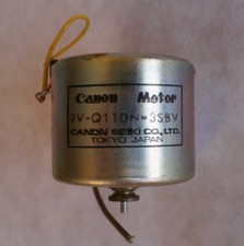 Moteur électrique CANON Seiki 9 V (made in Japan) t.b.e small electric motor Ex+