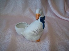 Goose Figurine With Egg