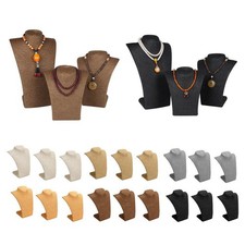 Buste Présentoir  d'Affichage de Bijoux en PVC Support Rangement Porte Collier