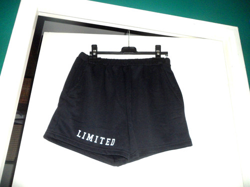 Short noir inscription blanche - short,