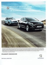 Publicité Advertising 098  2015  les Peugeot 2008 & 3008 crossway *