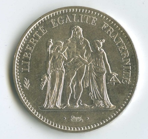 Rare pièce 50 francs - rare ,