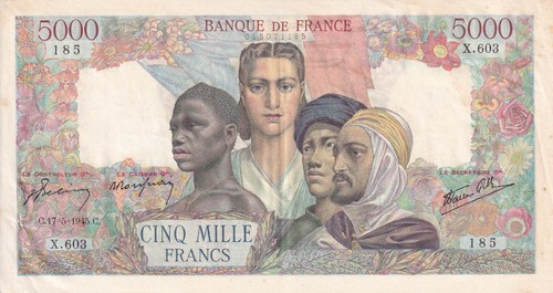 France 5000 francs empire - francs,