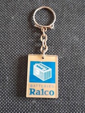 Porte-clés Ancien Batterie Ralco. Piece Automobile 