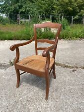 Fauteuil en paille de campagne