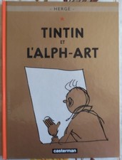 TINTIN et L'ALPH-ART - COUVERTURE A L'ENVERS - EDITION2004 + MINI JEU