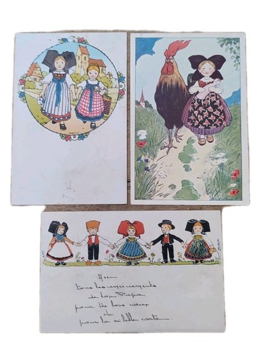 Lot cpa illustrées - lot, alsace