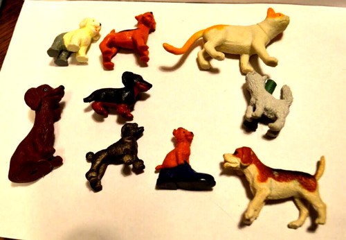 Jouet lot figurines chien - lot, 9